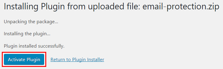 Installing the Plugin