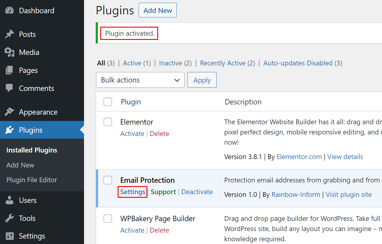 Installing the Plugin