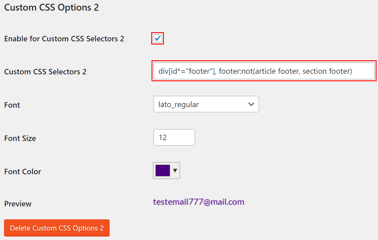 General Settings