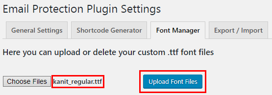 Font Manager