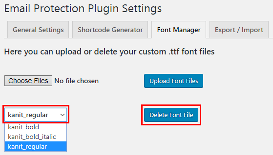 Font Manager