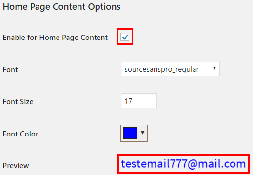 General Settings