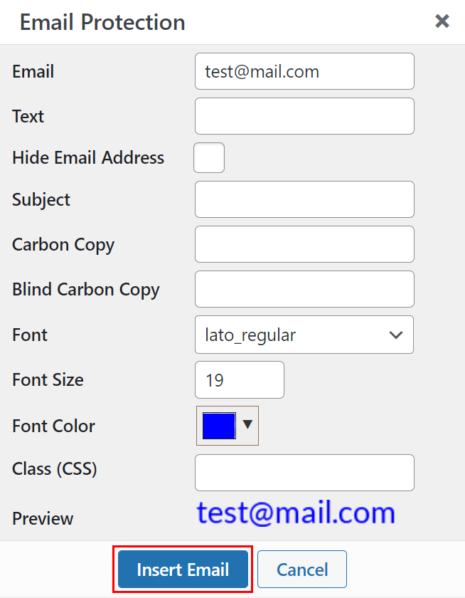 Shortcode Generator